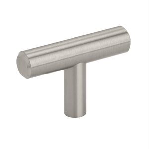 Amerock Bar Pulls 1-15/16 Inch (49mm) Length Satin Nickel Cabinet Pull - 10 Pack
